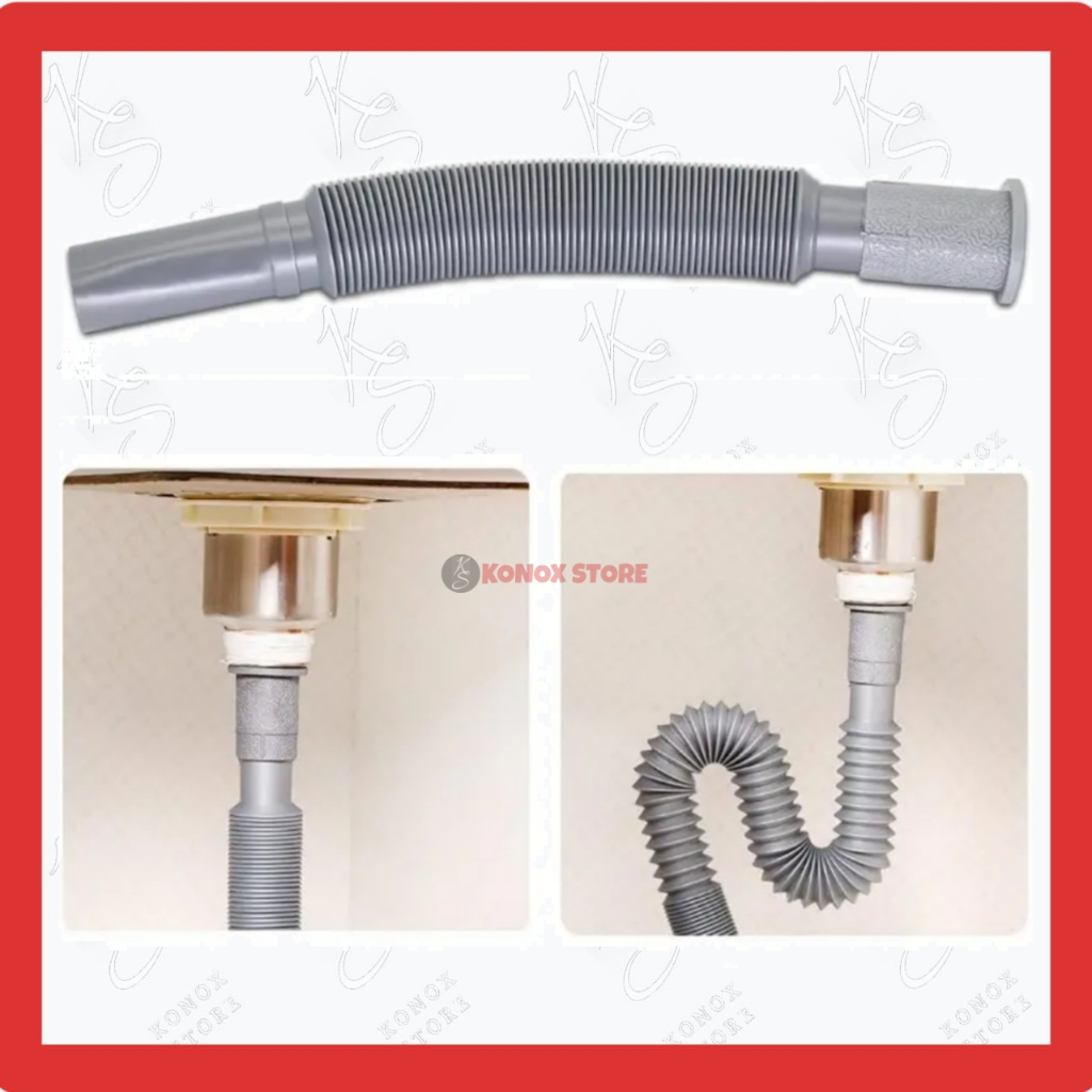 Selang Bcp Flexible / Selang Pembuangan Wastafel Cuci Pring