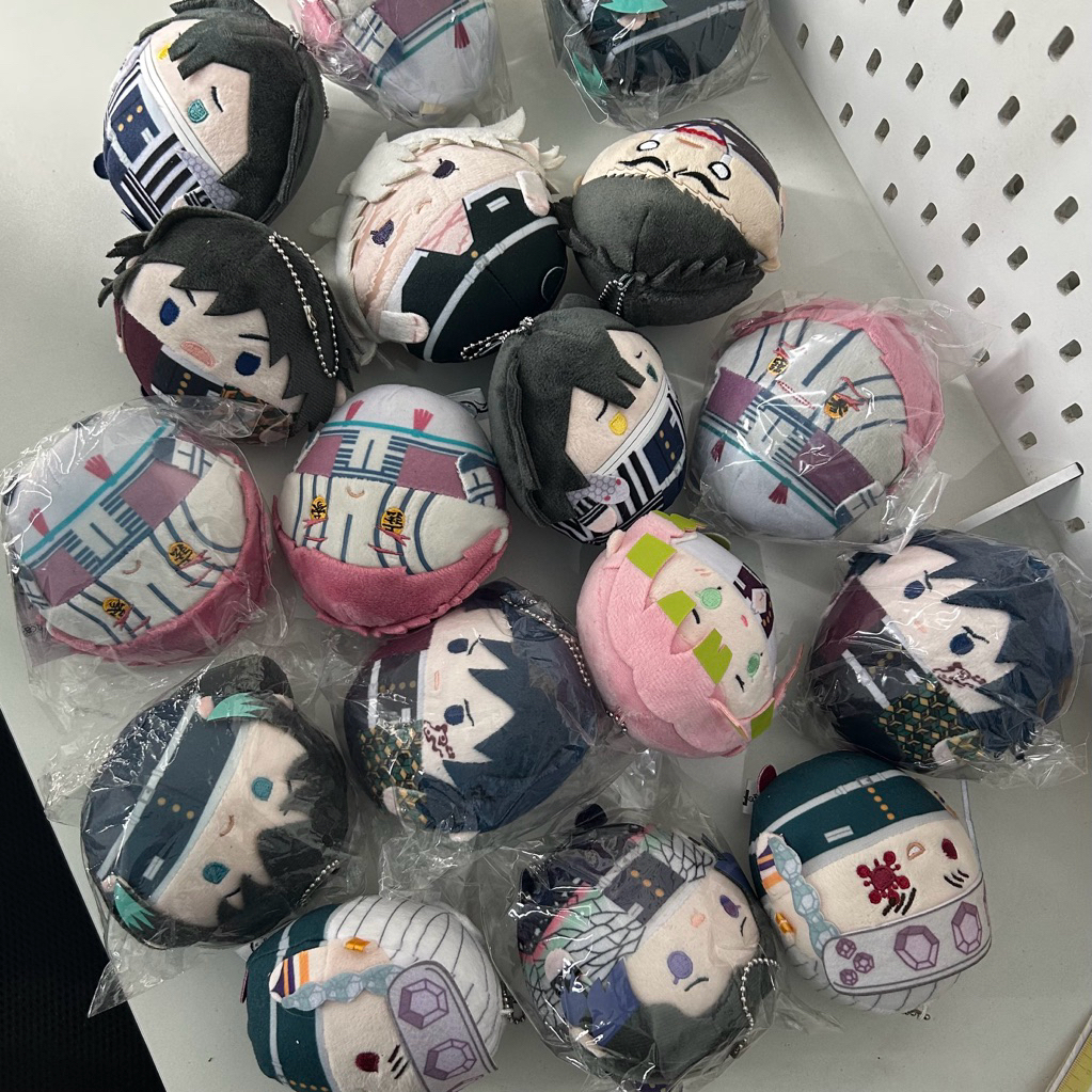 (Ready Stock) Fuwakororin Demon Slayer - Giyuu Sanemi Muichiro Shinobu Mitsuri Rengoku Tengen Obanai