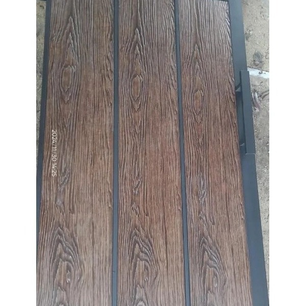 lisplang pagar motof kayu / Papan pagar motif kayu / lisplang motif kayu