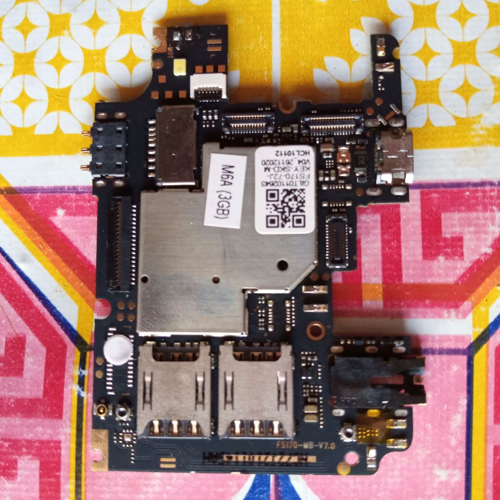 Mesin Handphone Evercoss M6A Ram/Rom 3/16Gb Second