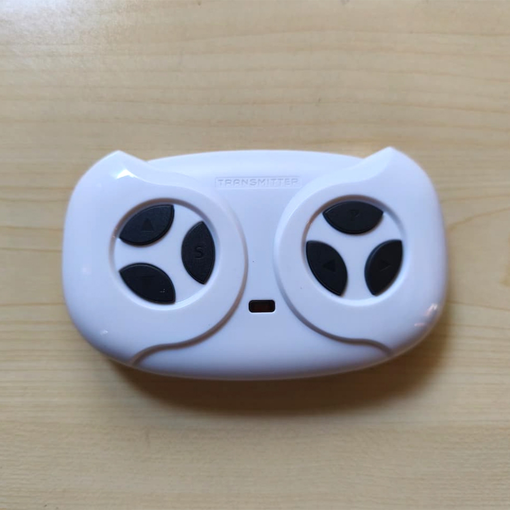 REMOT MOBILAN AKI JR1602FCC 2.4G BLUETOOTH REMOTE CONTROL PUTIH 6V/12V TRANSMITTER MOBILAN ANAK 2.4G
