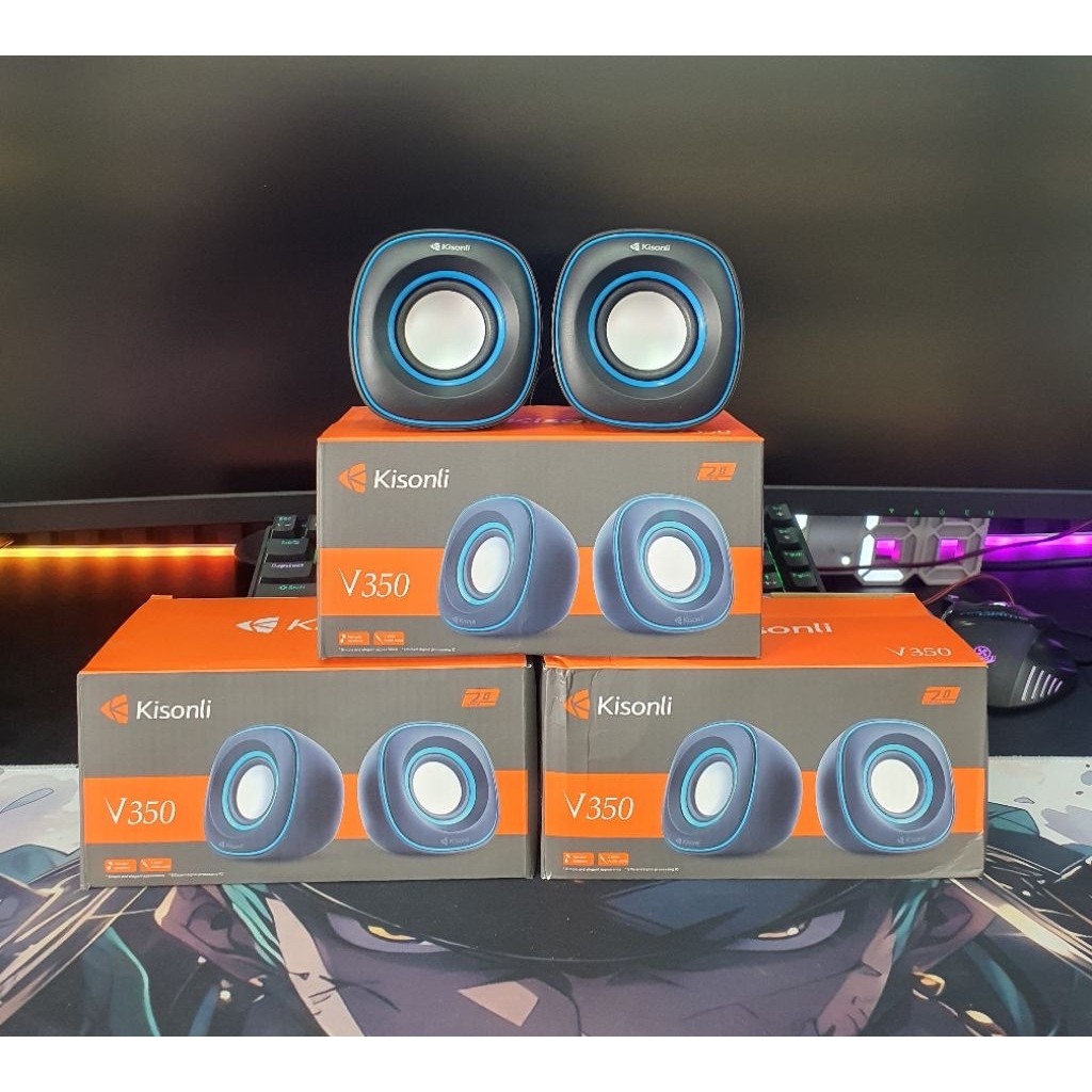 Speaker Aktif Kisonli V350 Speaker PC Mini Speaker Laptop