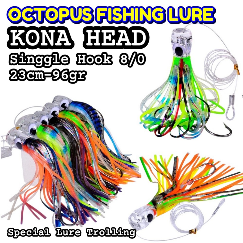 UMPAN KONA HEAD umpan trolling marlin tuna 96gram UMPAN MANCING TROLLING