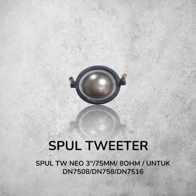 STX - SPUL TW : VOICE COIL, DIAPHGRAM, SPUL TWEETER NEO 3"/75mm 758R