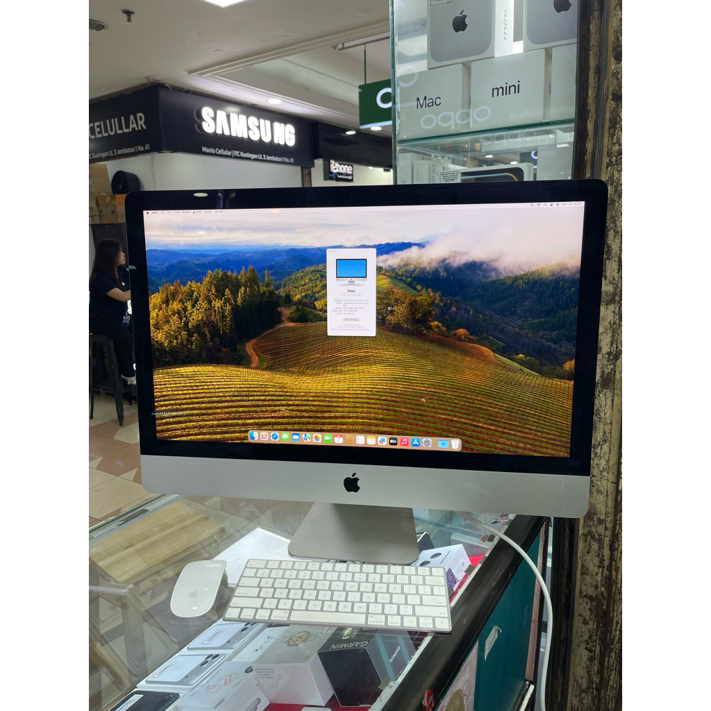 iMac Retina 5K (2020) 27-inch 16/512GB intel core i7 3.8ghz 8 core bekas resmi ibox muluss