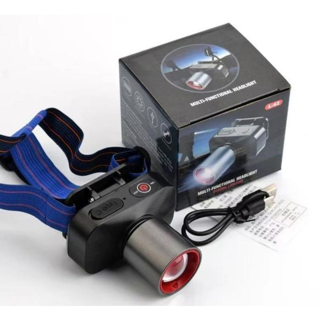 SENTER KEPALA ZOOM 1000 LUMEN