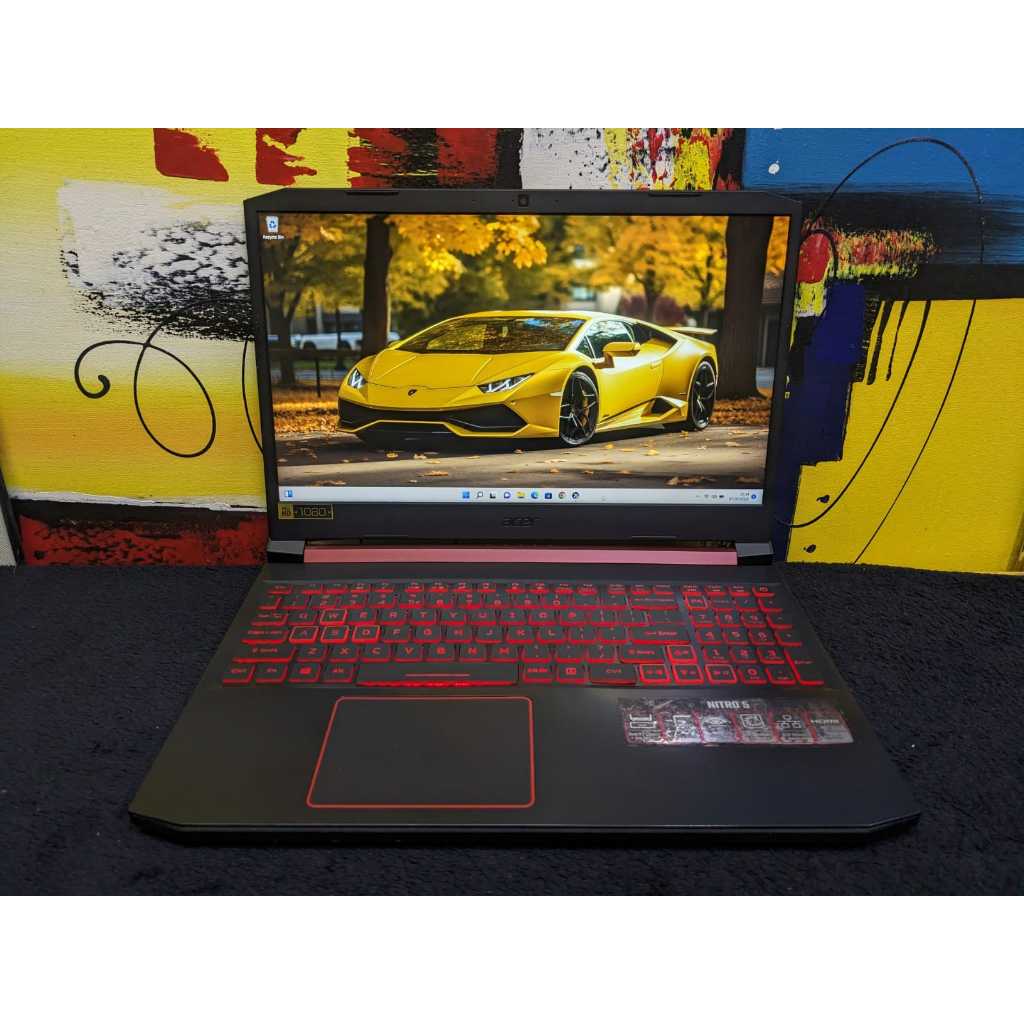 Laptop Gaming Acer Nitro 5 Core i5 Gen 9 8/256 + HDD 1TB Backlit Nvidia GTX 1650 4GB