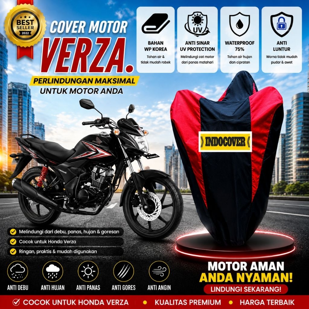 cover/selimut body motor verza cover body motor waterprof