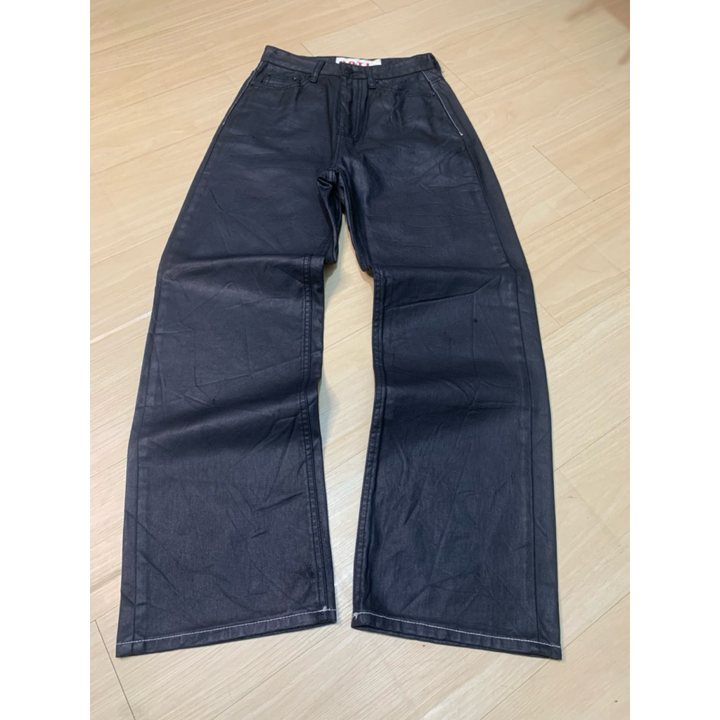 OOTJ BAGGY LEATHER PANTS