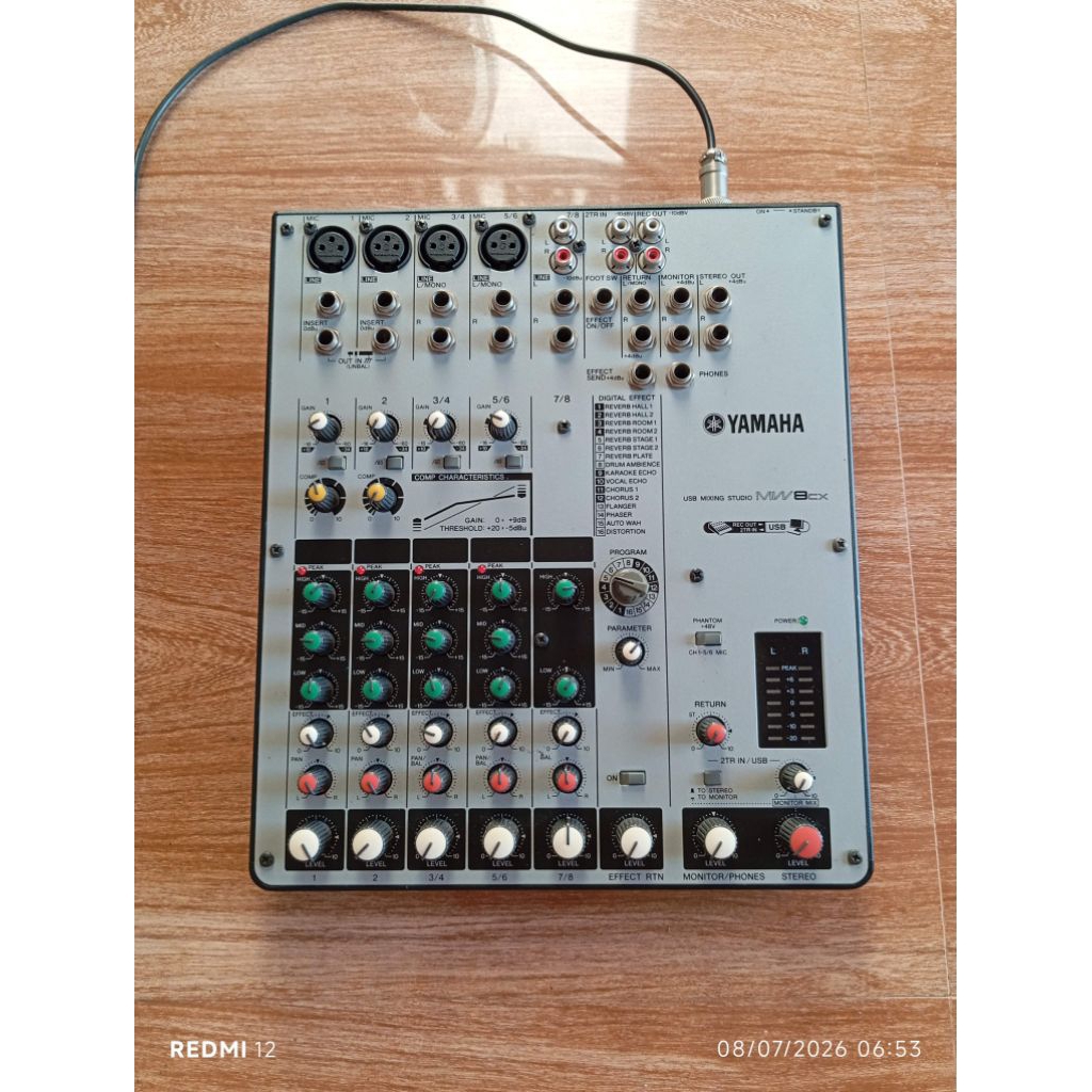 Audio Yamaha Mixer Original Second Mulus 16 Digital Effect