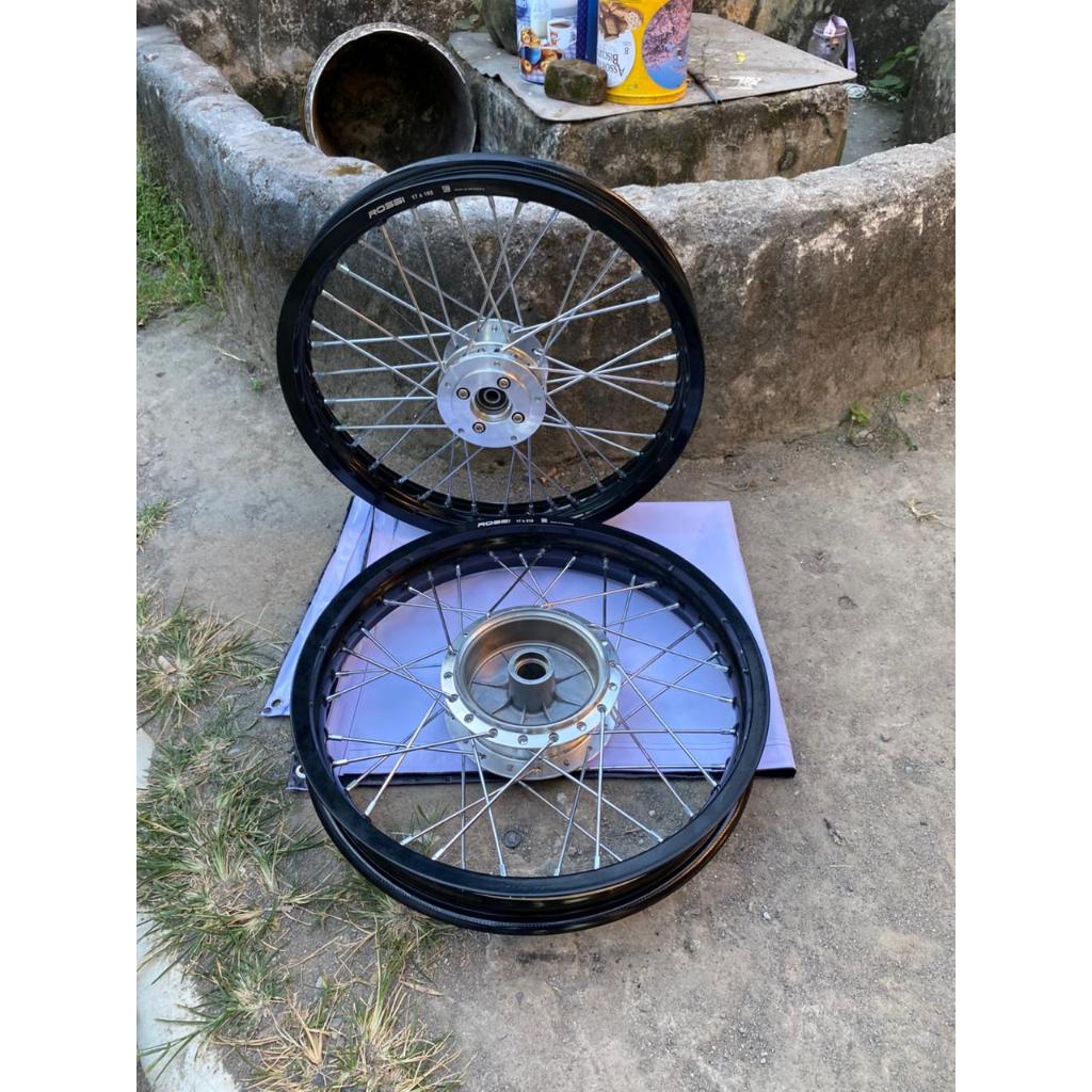 Paket Velg Vixion Old satu set depan Belakang Tanpa ban