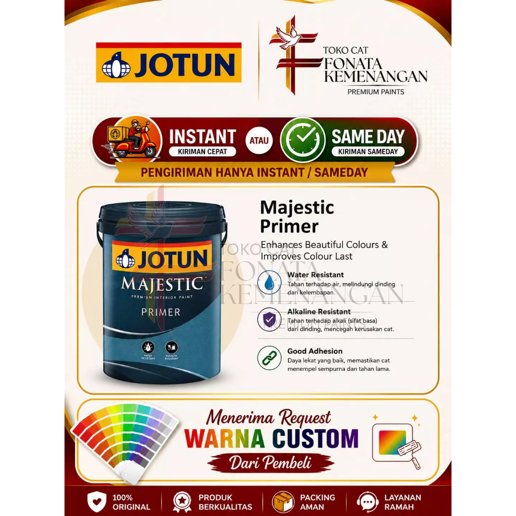 CAT DASAR INTERIOR JOTUN MAJESTIC PRIMER