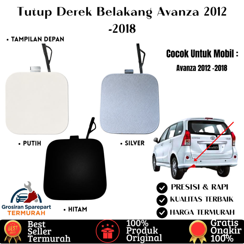 Tutup Derek Bemper Belakang Avanza 2012-2020