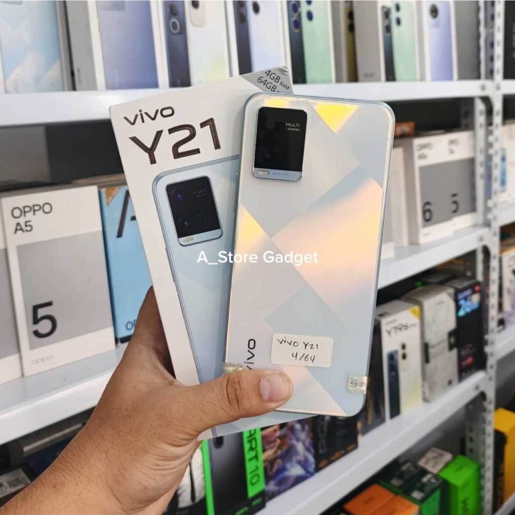 VIVO Y21 4/64 SECOND FULLSET ORIGINAL