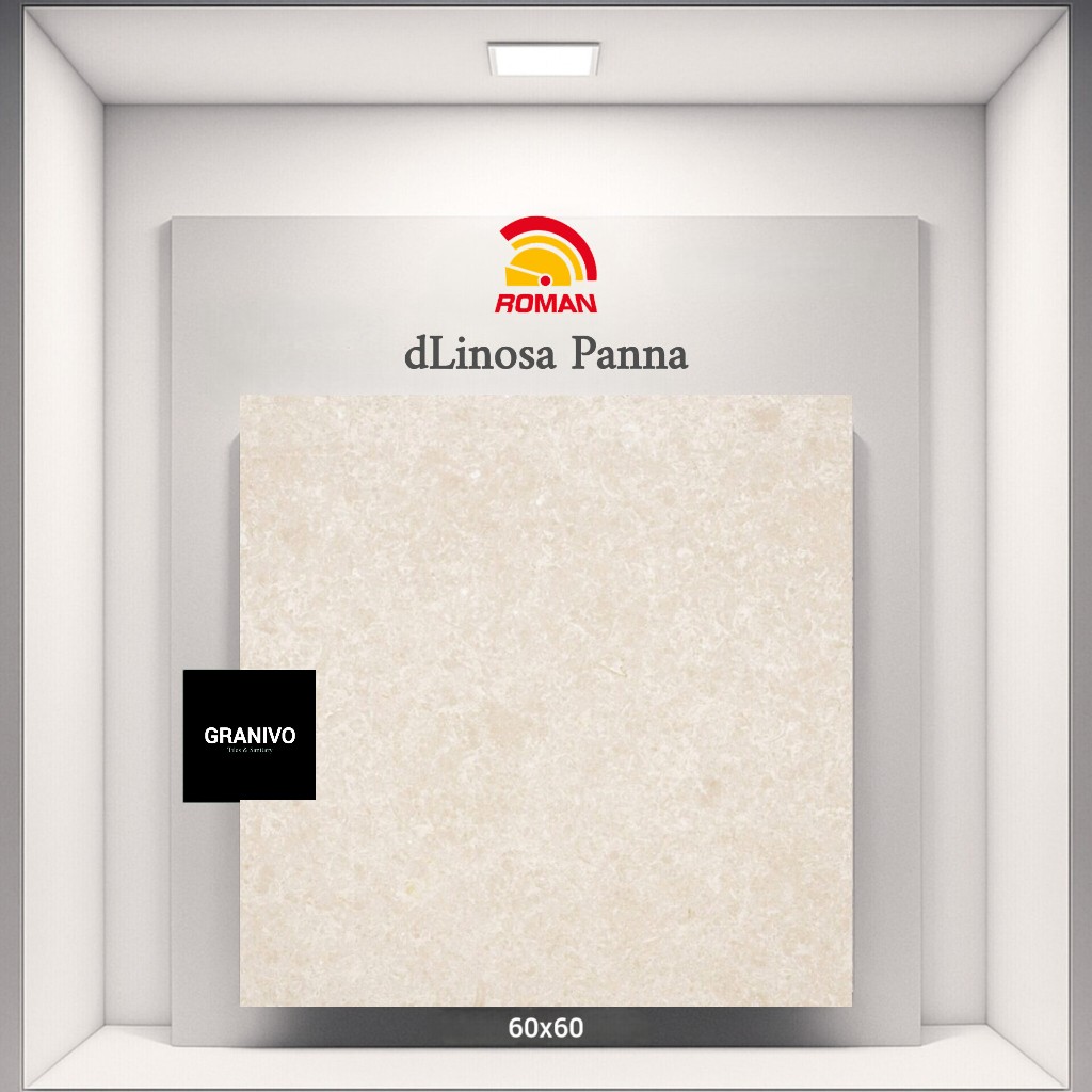 ROMAN GRANITE GT609874FR dLinosa Panna / DLINOSA PANNA / GRANIT / HOMOGENOUS TILE / TILES ISI 3 PCS 
