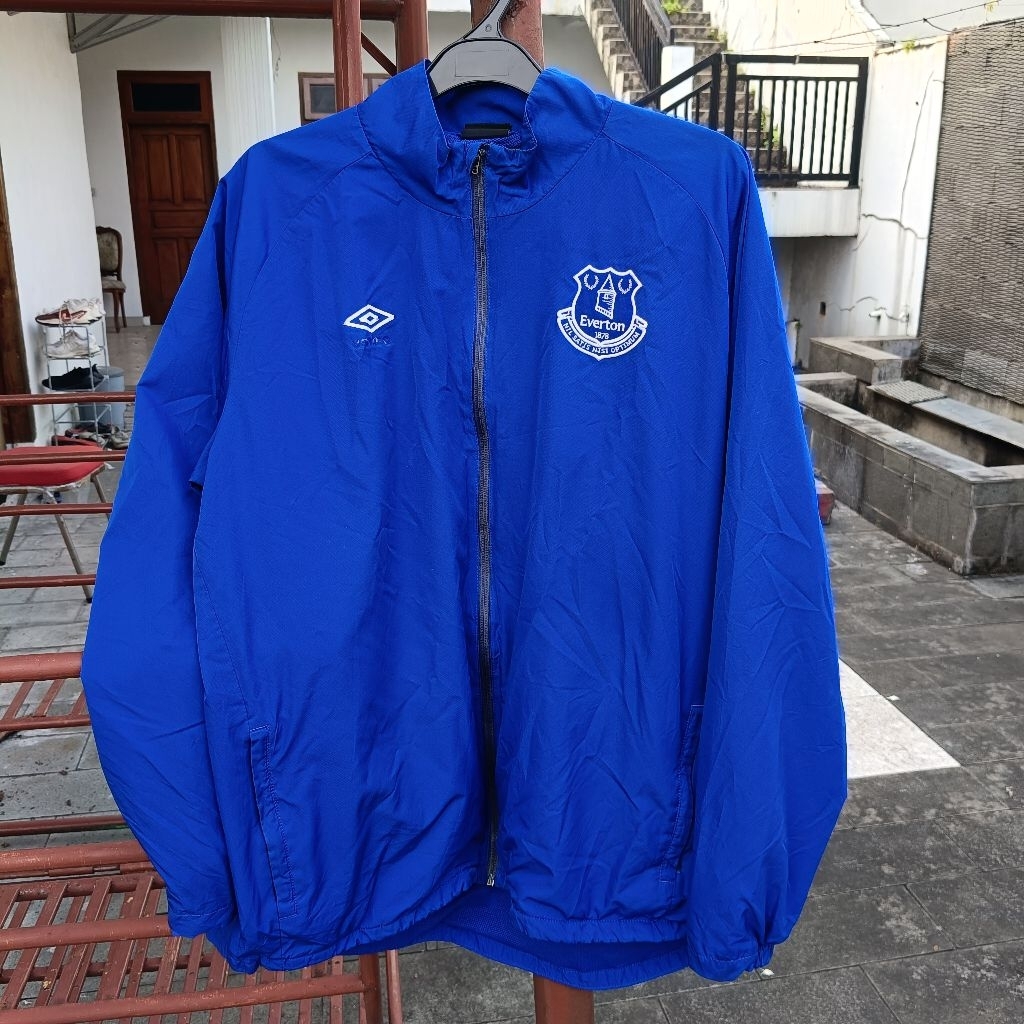 Everton Umbro Jacket Biru, Size XXL