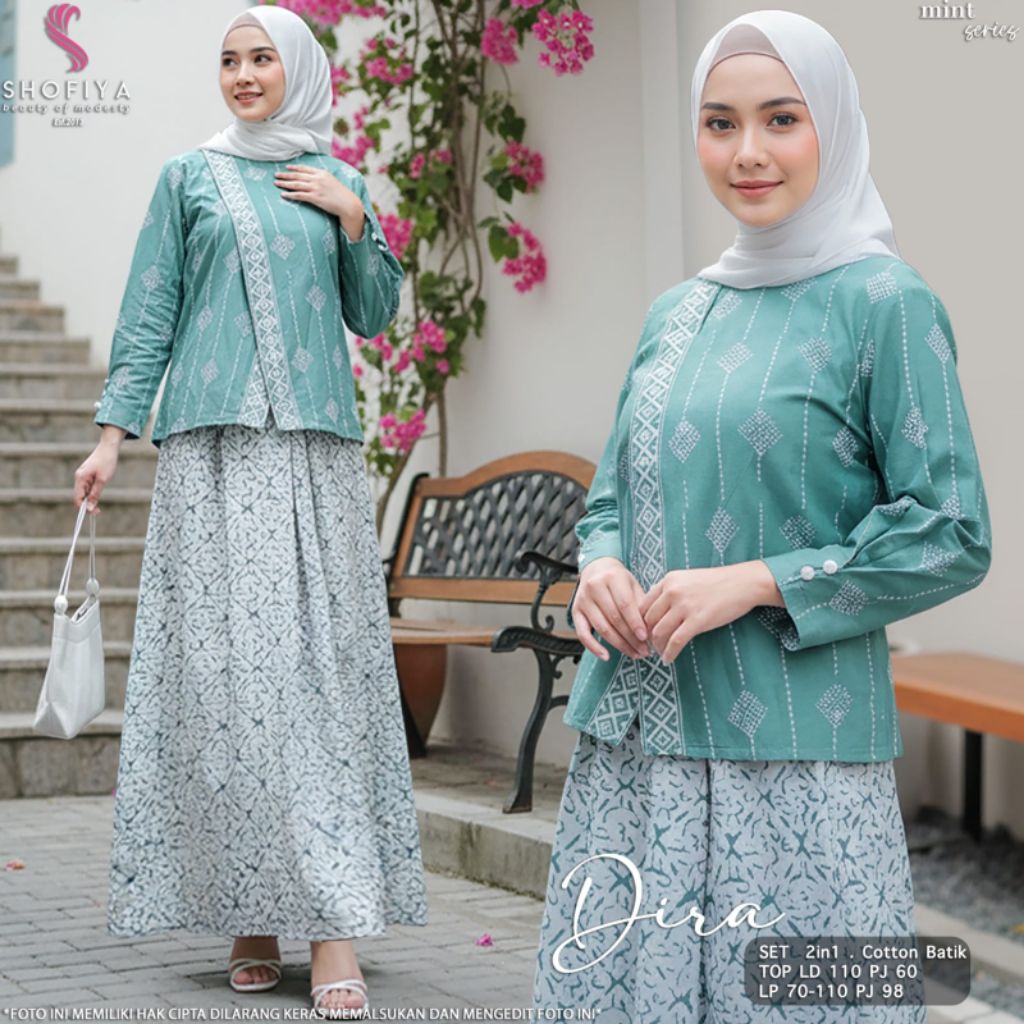 [AZTYA] DIRA SET ROK KATUN BATIK