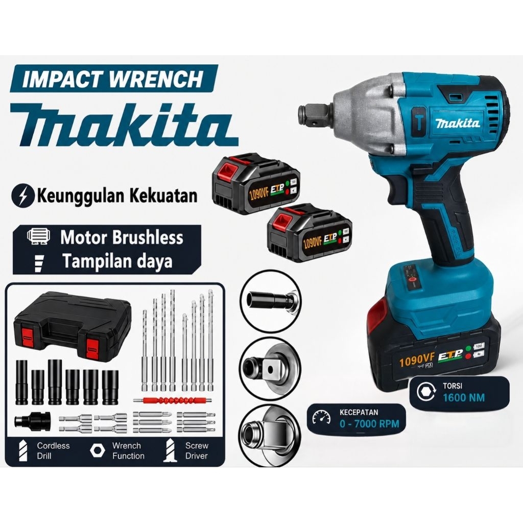 IMPACT WRENCH MAKITA (CORDLESS)