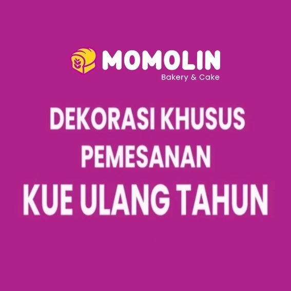 Momolin Bakery Dekorasi Karakter Krim - Dekorasi Kue Ultah