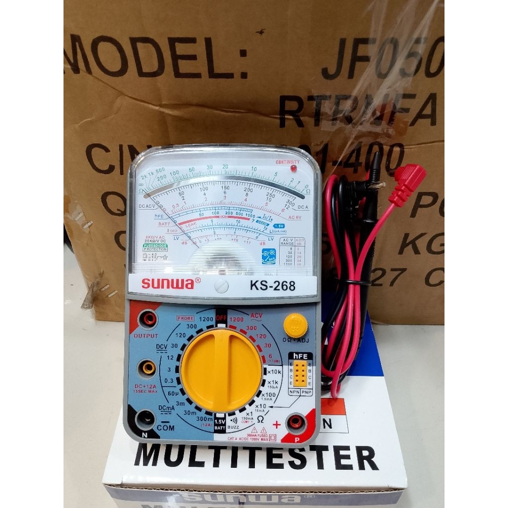 Multitester Analog SUNWA KS-268 Multitester Original
Sunwa