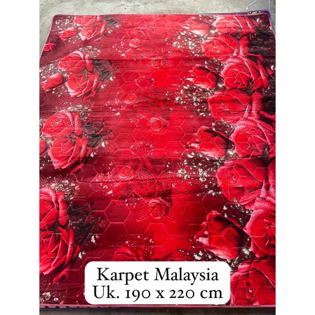 PROMO Karpet Malaysia Premium Uk. 190 × 220 cm Jumbo / Karpet Malaysia Tebal Empuk Murah Jumbo