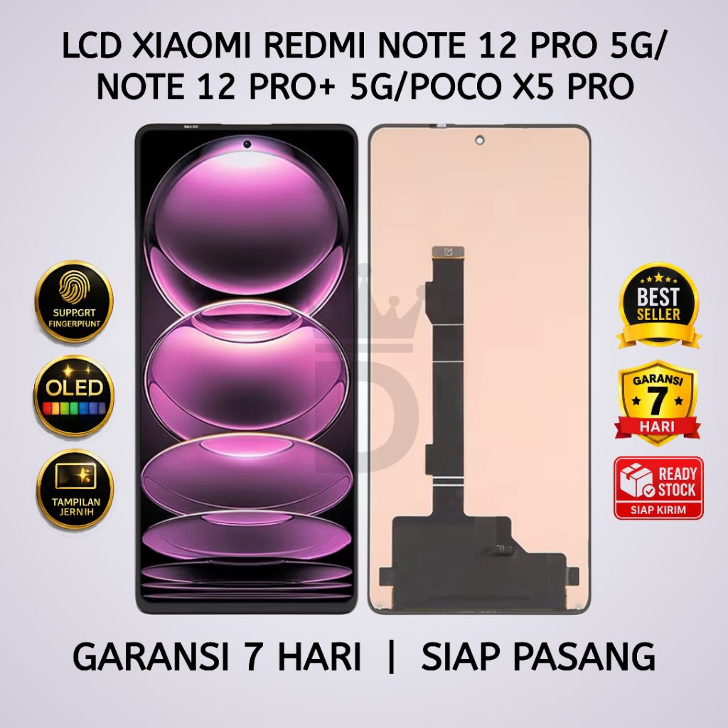 LCD TOUCHSCREEN XIAOMI REDMI NOTE 12 PRO 5G/NOTE 12 PRO PLUS 5G/POCO X5 PRO OLED FULLSET