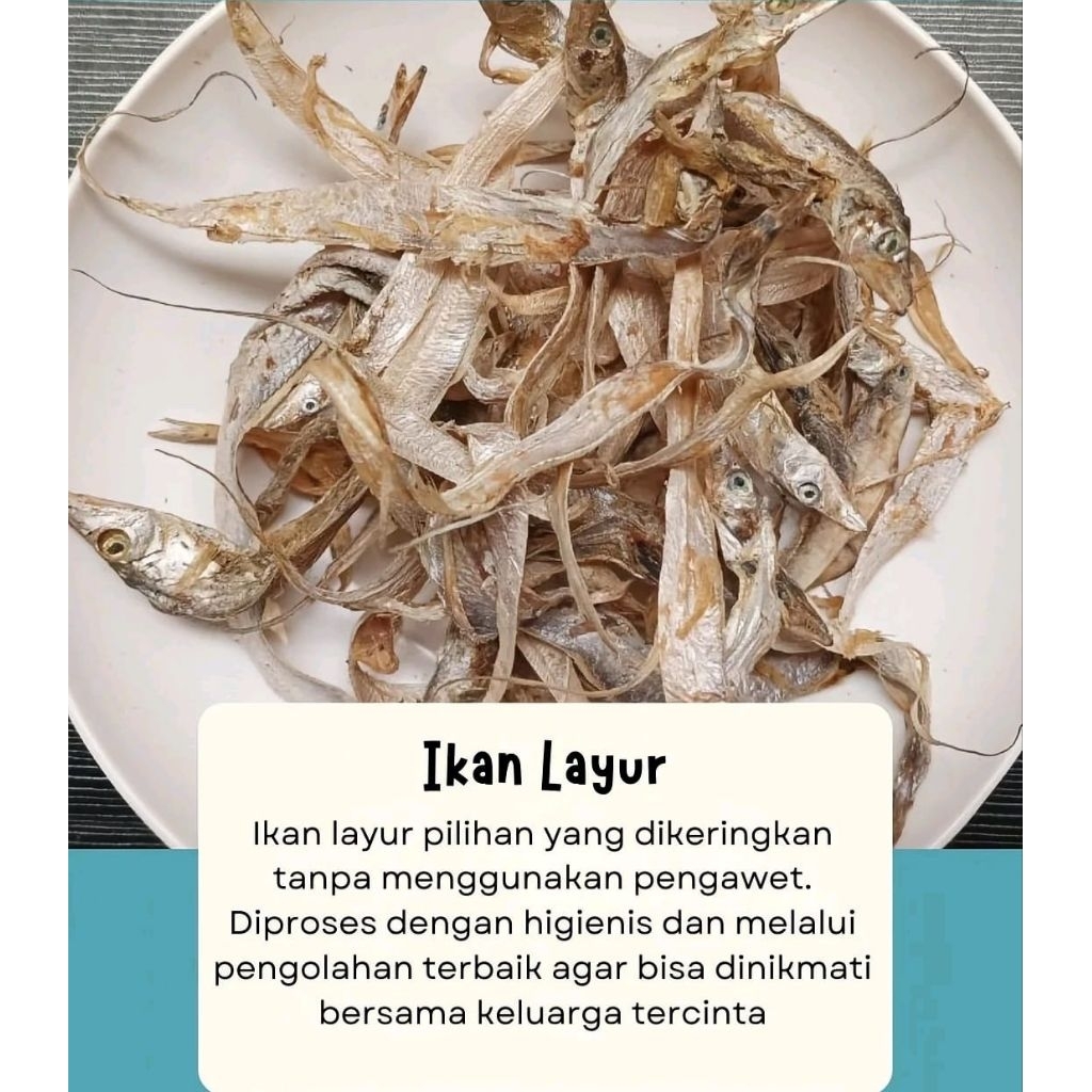 Ikan Layur Tawar Kering -Gereh Layur 100gr