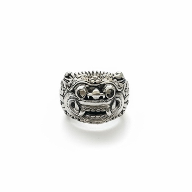 Cincin perak 925 motif barong bali | Ring silver 925 barong bali | Naryana silver | NRAR 017 NS