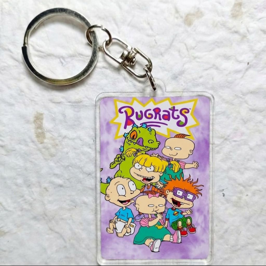 ganci RUGRATS keychain Vintage gantungan kunci Rugrats