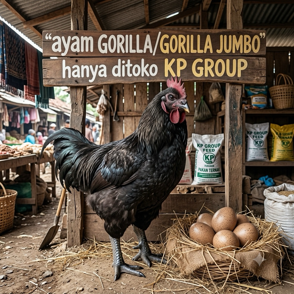 Telur ayam gorila / gorilla jumbo siap ditetaskan KURNIA PRATAMA GROUP