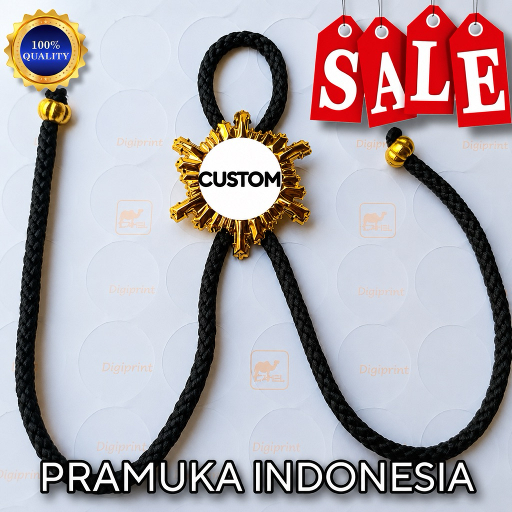 Ring Kacu Kolong Hasduk Custom Pramuka | Ring Hasduk Tali Sinar Penggalang Penegak Siaga