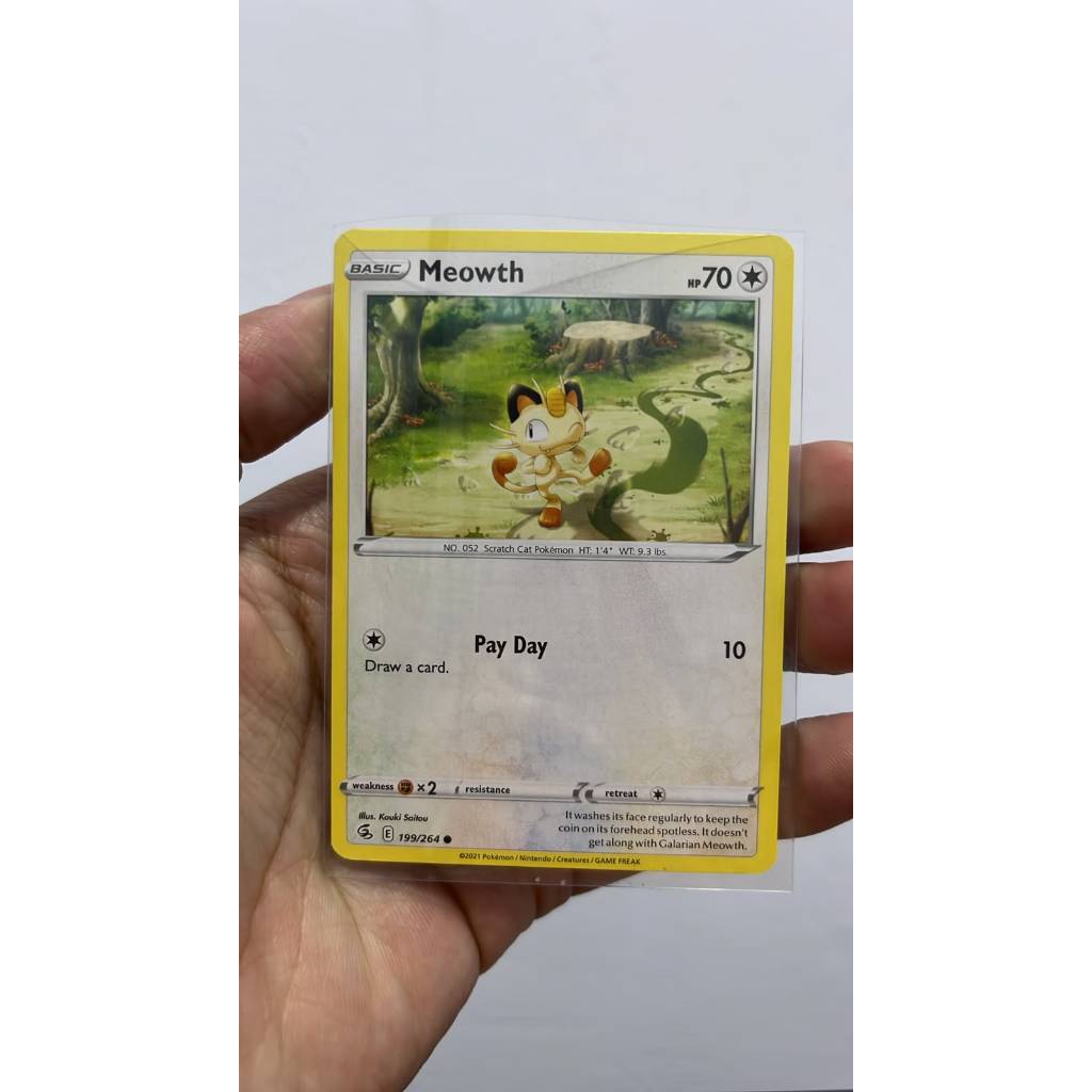 Kartu Pokemon TCG English | Meowth & Persian