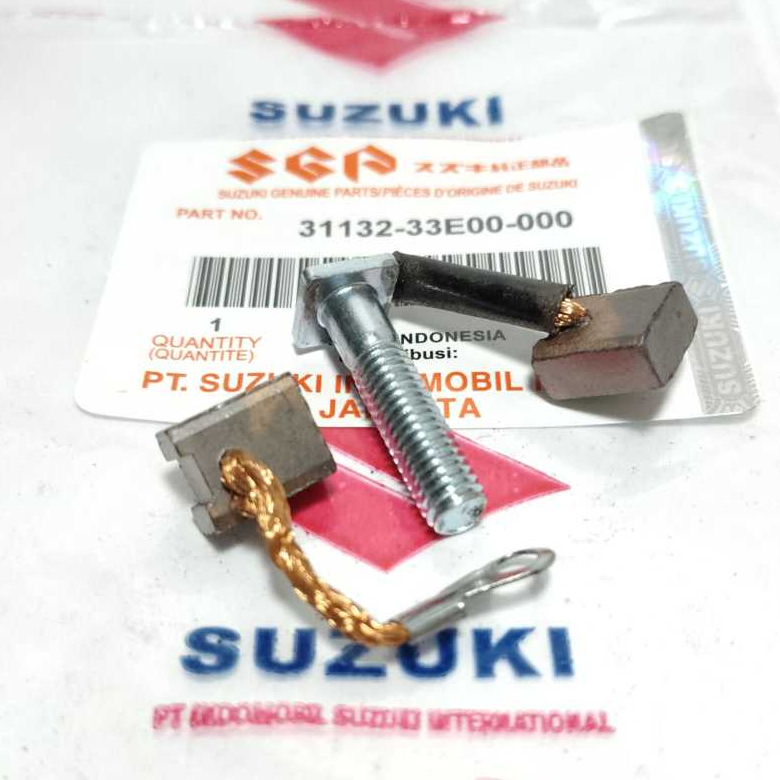Arang Cool Stater Starter Brush Set Suzuki Satria Fu 150 Karbu Old Lama Areng Kul Dinamo Terminal