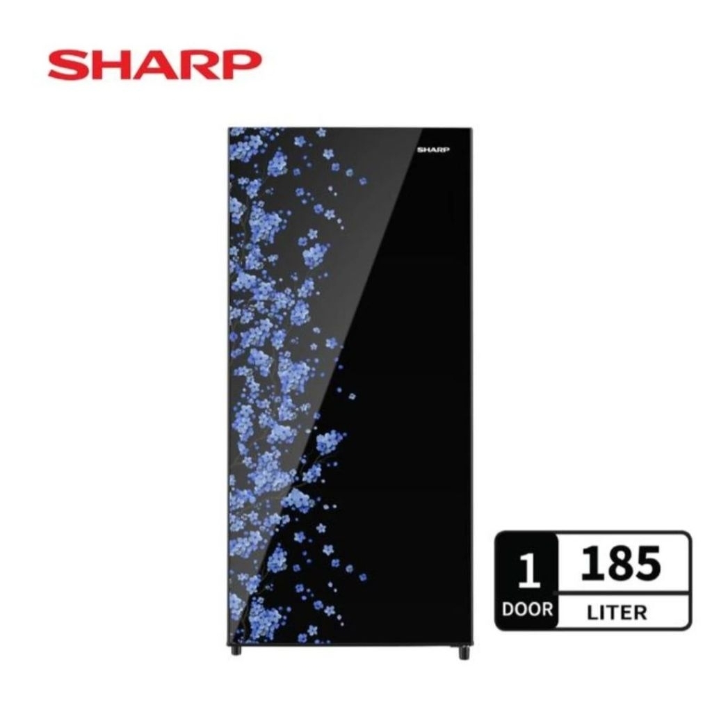 SHARP Kulkas 1 Pintu 185L SJ-X197W-SB / SJX197 / SJ X197W Sakura Blue