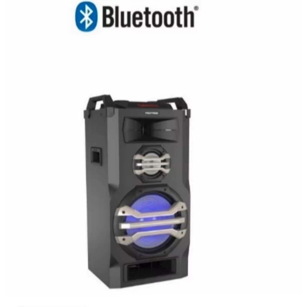 POLYTRON Speaker Portable PTS-12K15 Bluetooth Free 2 Mic Wireless