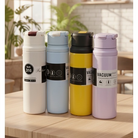TUMBLER TERMOS STAINLESS 304 750ML/ BOTOL MINUM TUMBLER SPORT ANTI BOCOR TAHAN PANAS DINGIN