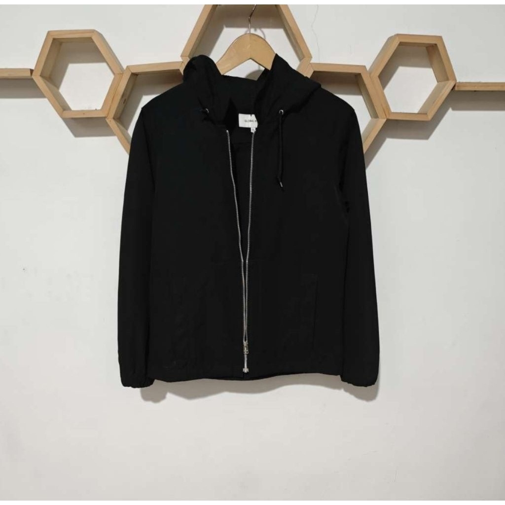 Jacket Global work hitam fit M