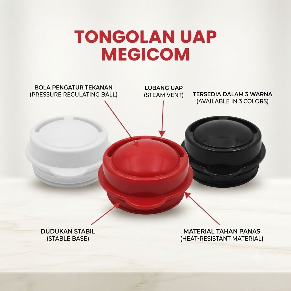 Tutup Tongolan Uap Mejikom Original Cosmos Magic Com