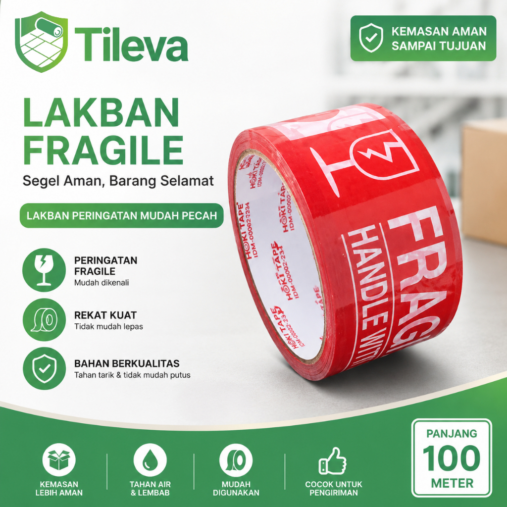 Tileva Lakban VOID Security Seal Anti Bongkar