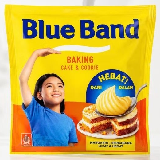 Blue Band Margarine Cake & Cookie 200g - Aroma Butter, Omega 3 & 6, 6 Vitamin
