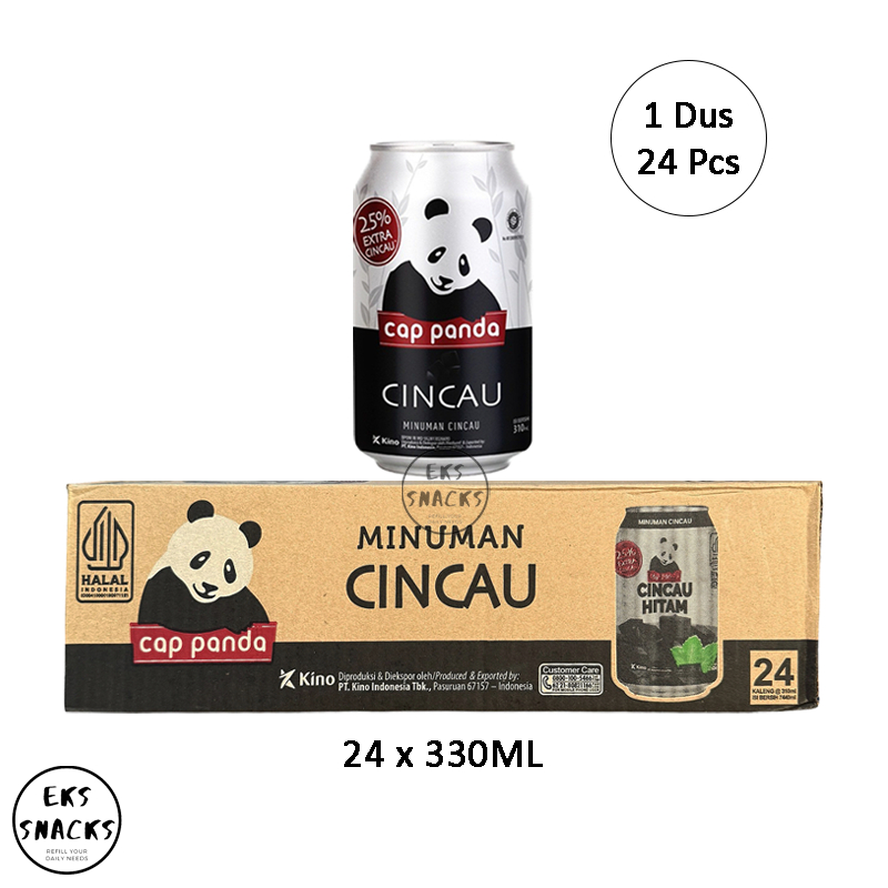 Cincau Cap Panda 330ML Kaleng [1 Dus 24 Kaleng]