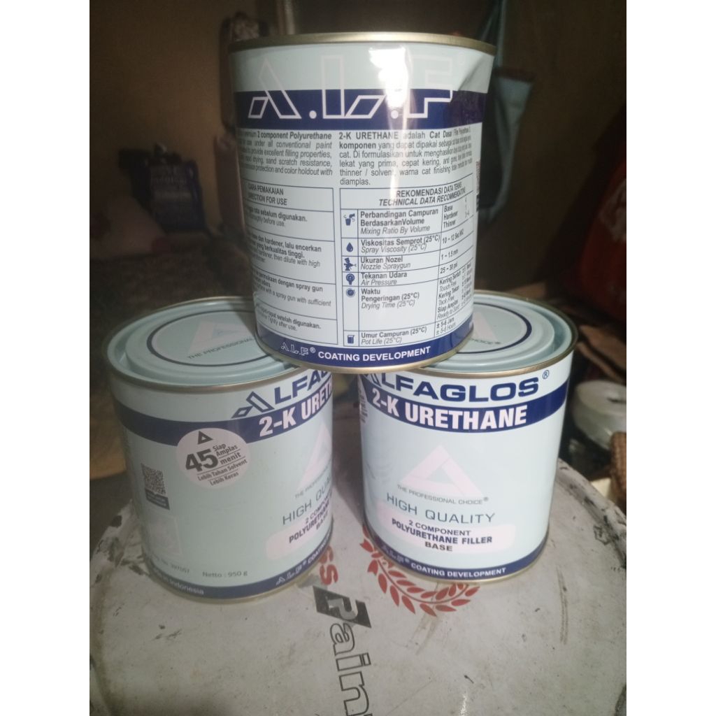 Epoxy PU 1kg Alfaglos - primer filler Grey