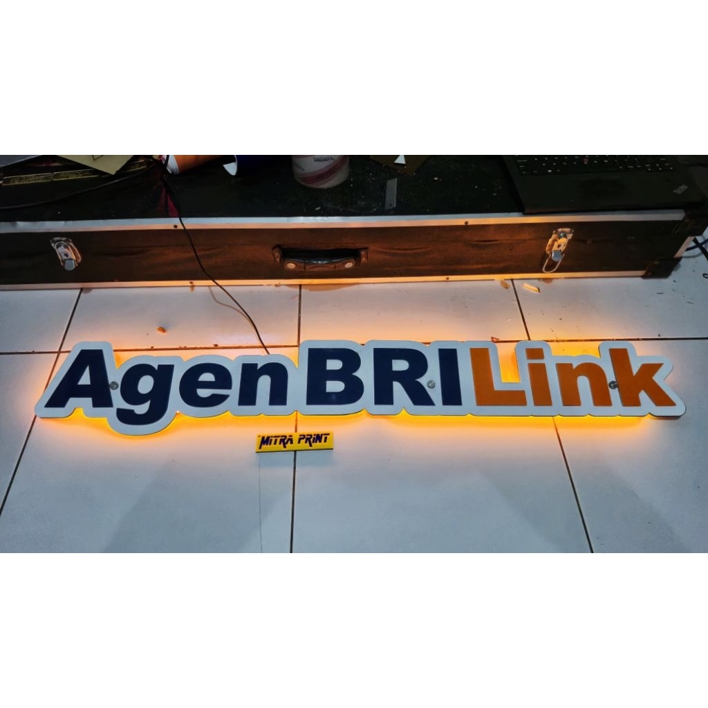 sign akrilik Agen BRILink