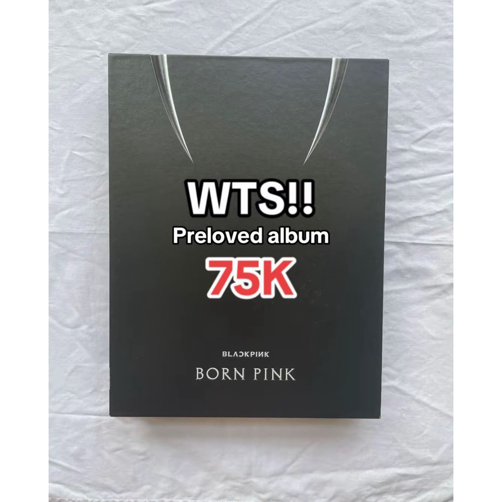 Black Pink Born Pink Album Preloved