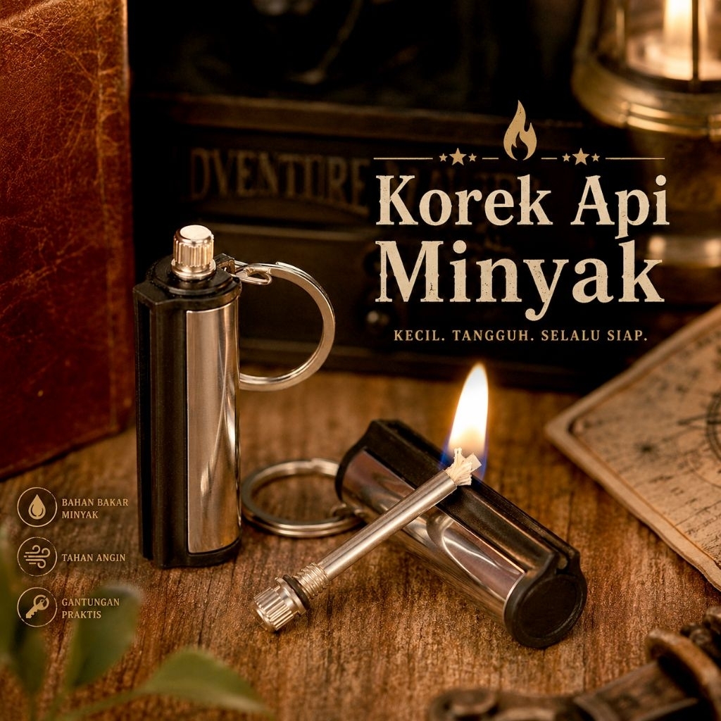 Firetric korek api minyak tanah / korek jadul / korek pematik