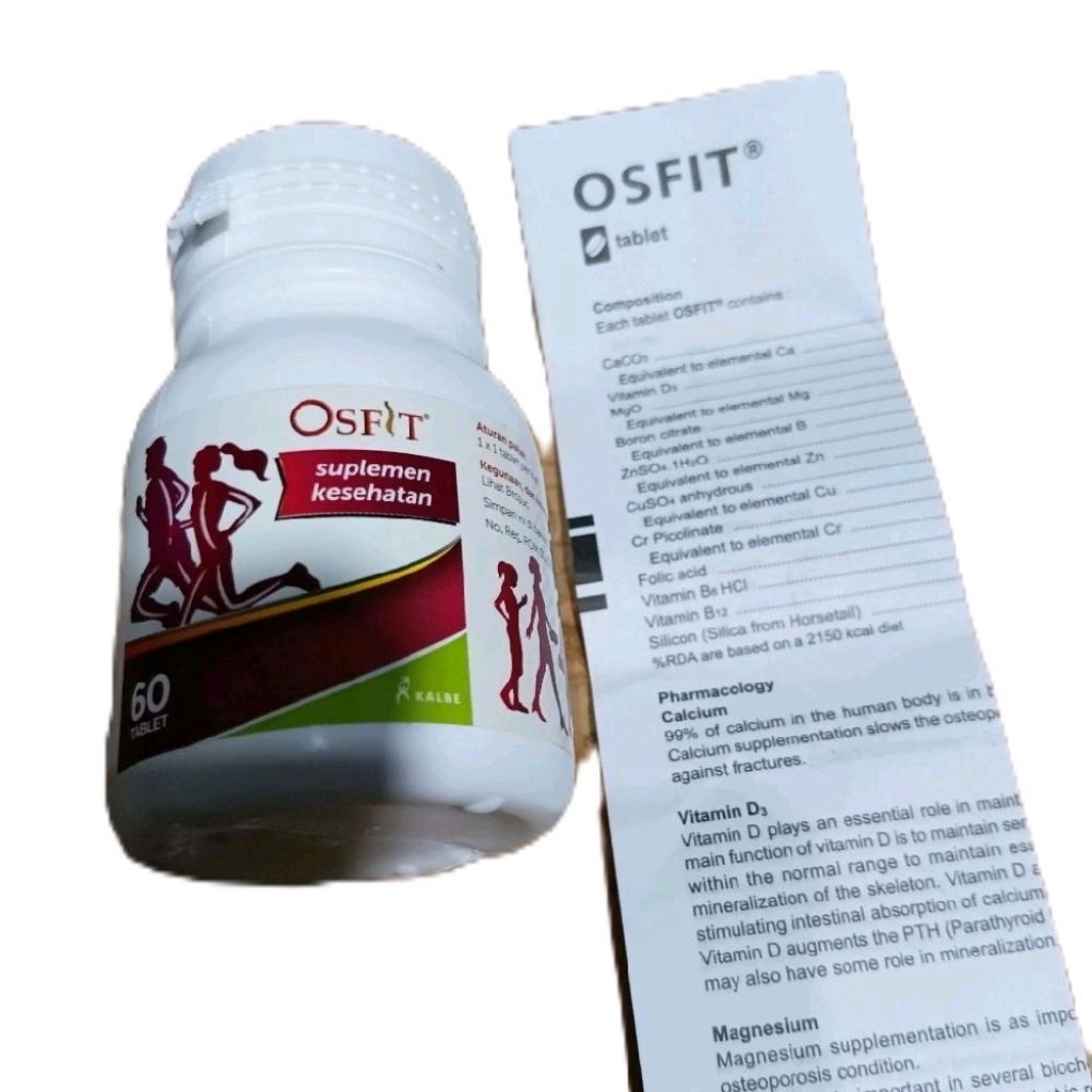 Osfit botol - vitamin tulang isi 60 tablet