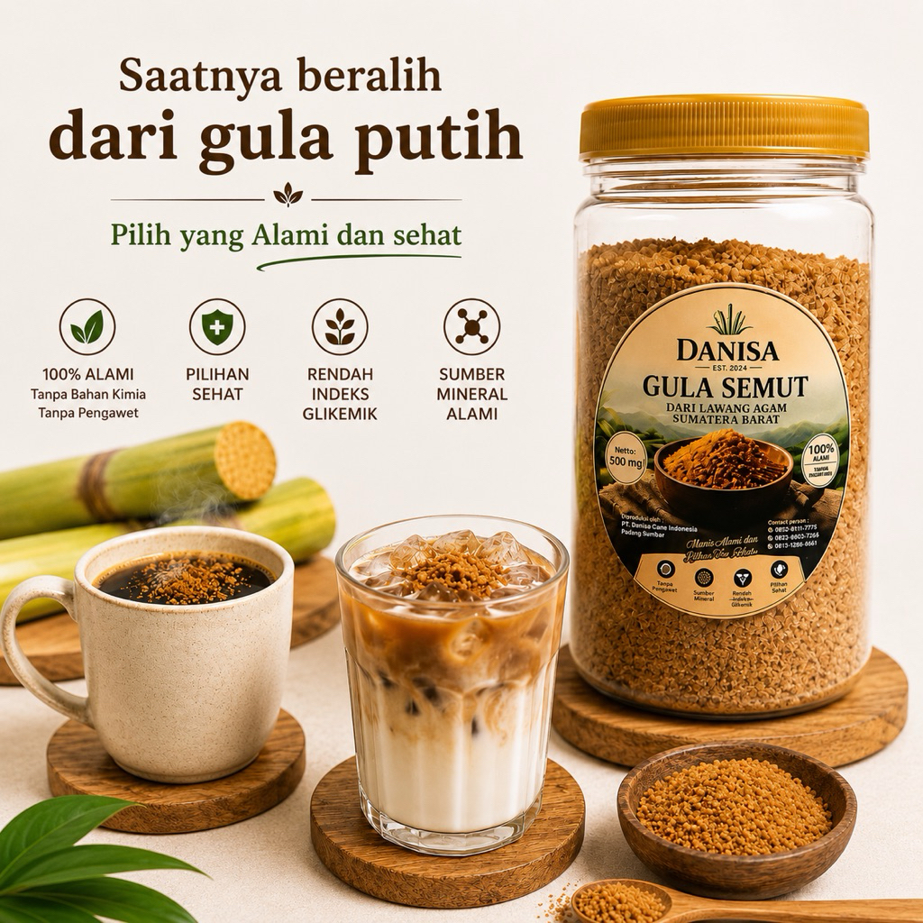Gula semut tebu gula aren gula sehat brown sugar Brown sugar pasir natural alami Gula Aren Semut Bub