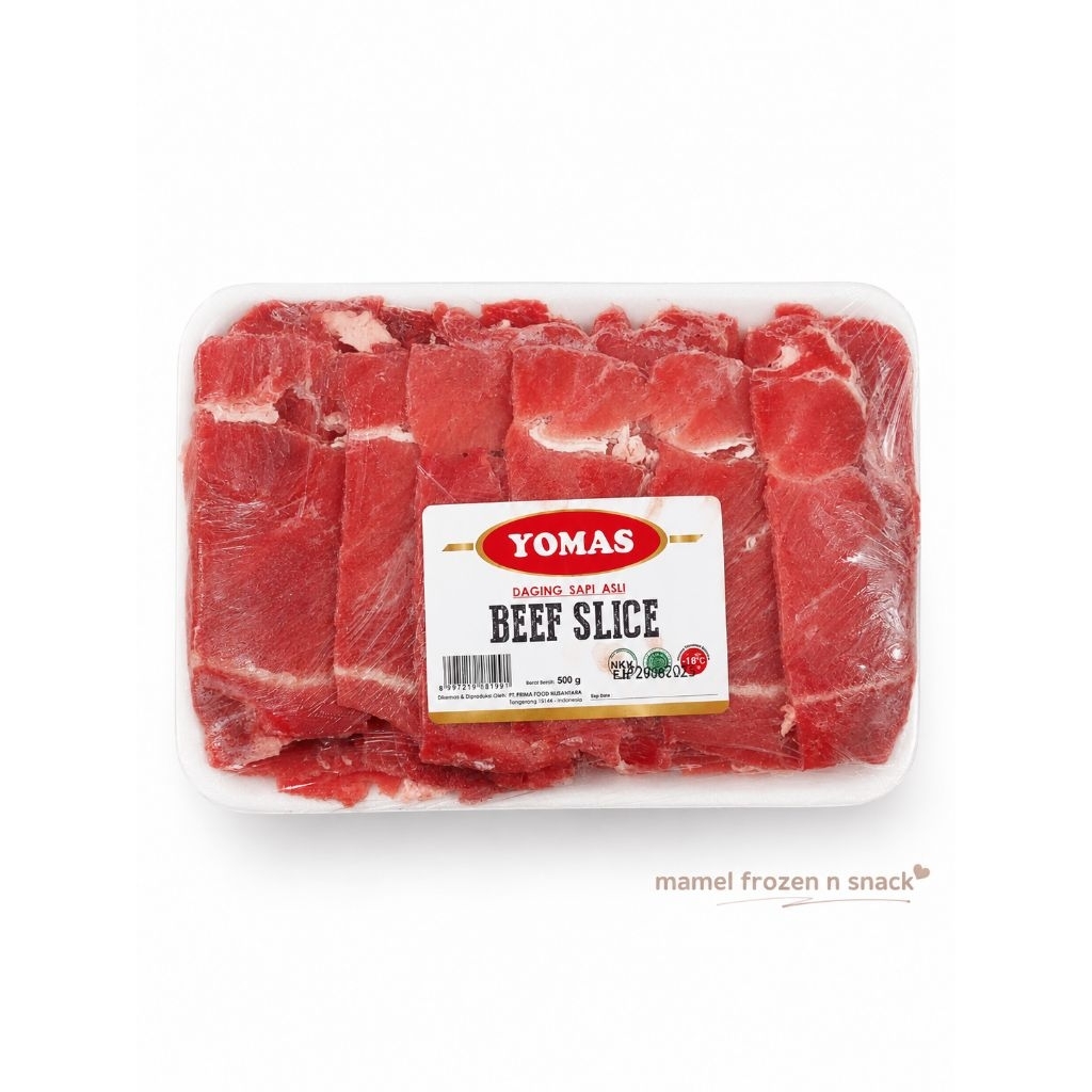 Yomas Beef Slice Reguler 500 Gr