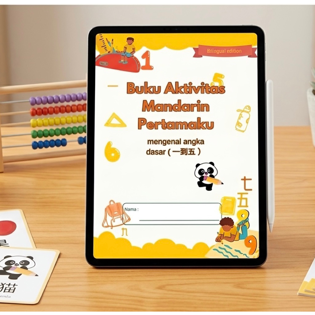 [FILE PDF] Printable Worksheet Belajar Angka Mandarin Anak Seri 1⁠