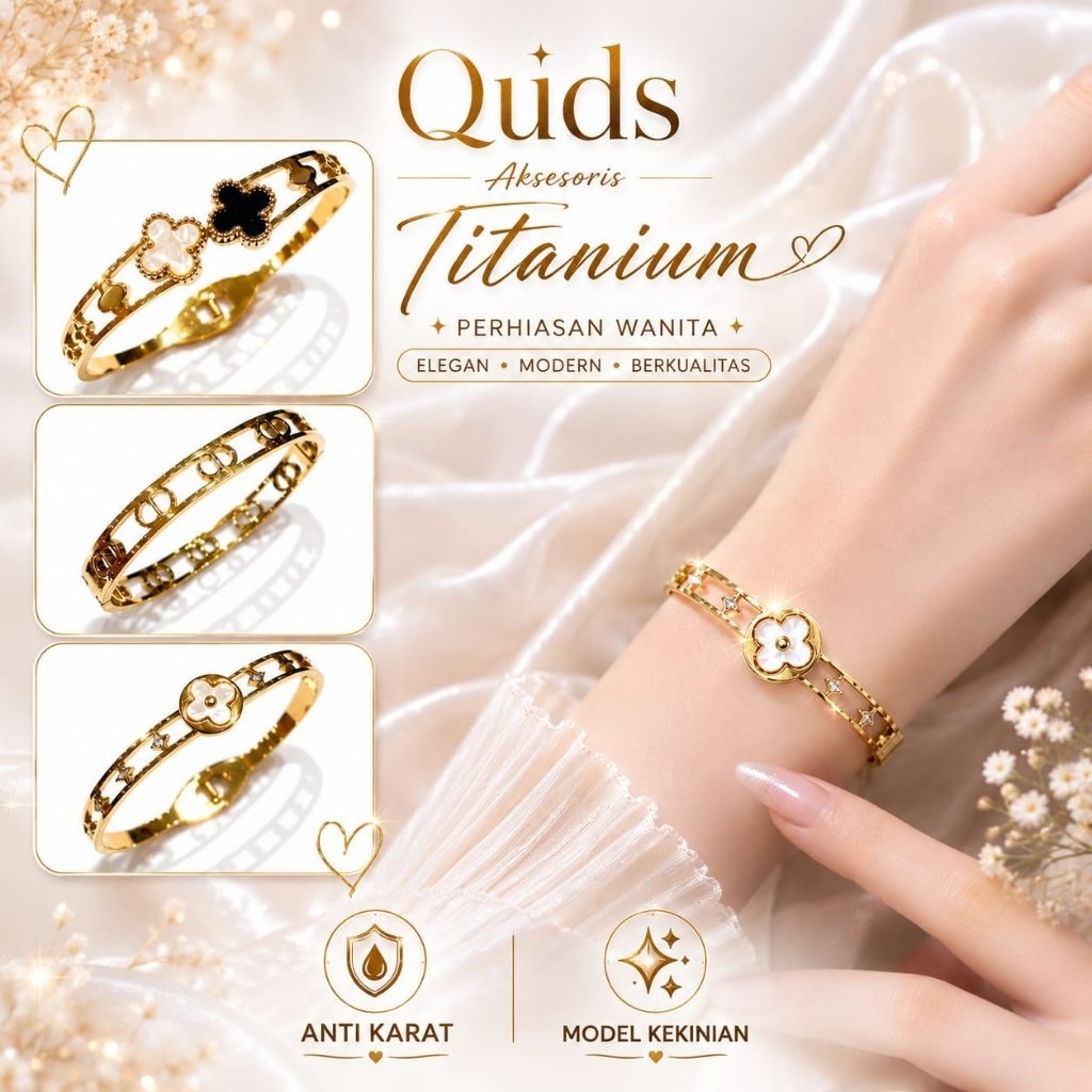 Perhiasan Titanium /Gelang Titanium per 1 pcs